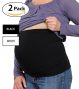 2 Pack Womens Maternity Belly Band Seamless Everyday Support Bands,Non-slip...