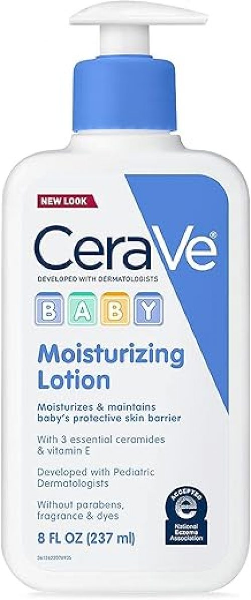 CeraVe Baby Lotion 8 oz with Essential Ceramides and Vitamins for Protecting and Maintaining Baby's Delicate Skin