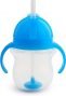 Munchkin Click Lock Weighted Flexi Straw Trainer Cup, Blue, 7...