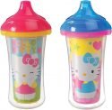 Munchkin Hello Kitty Click Lock 2 Count Insulated Sippy Cup, 9 Ounce