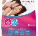 Ovulation Test Strips and Pregnancy Test Kit - 50 LH and 20 HCG - OPK Ovulation Predictor Kit iProven FK-127